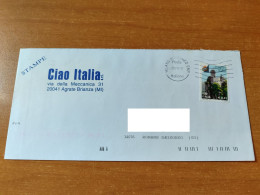 2001 - Ordinaria Con Anniversario San Marino - 2001-10: Storia Postale