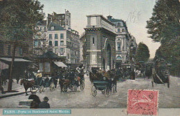 *** 75  ***  PARIS  Porte Et Boulevard Saint Martin TTB - Autres Monuments, édifices