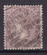 1868 ISABEL 50 Mils. HABILITADO POR LA NACIÓN MADRID USADO. VER - Used Stamps