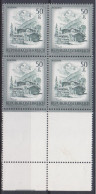 1975 , Mi 1475 ** (5) -  4er Block Postfrisch - Freimarke : Schönes Österreich - Mayrhofen Im Zillertal , Tirol - Unused Stamps