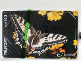 NORWAY  TELENOR   PAPILLON BUTTERFLY      MINT IN SEALED - Norvège