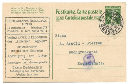 231 - 4 - Entier Postal Privé "Buchdruckerei Kller Luzern" 1917 - Entiers Postaux