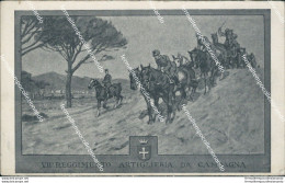 Ca336 Cartolina Militare 7 Reggimento Artiglieria Da Campagna  Www1 1 Guerra - Regiments