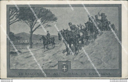 Ca336 Cartolina Militare 7 Reggimento Artiglieria Da Campagna  Www1 1 Guerra - Régiments