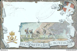Ca332 Cartolina Militare Reggimento Artiglieria Da Montagna   Www1 1 Guerra - Regimente