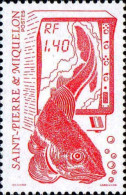 SPM Poste N** Yv: 502/503 La Pêche - Unused Stamps
