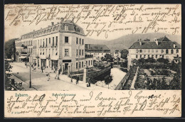 CPA Zabern, Rue De La Gare Avec Pont Et Anlagen Aérienne  - Andere & Zonder Classificatie