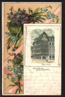 Lithographie Passe-partout Strassburg, Altes Haus, Des Fleurs  - Sonstige & Ohne Zuordnung