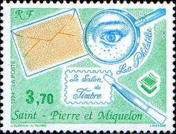 SPM Poste N** Yv: 606 Mi:685 La Philatélie Le Salon Du Timbre - Unused Stamps