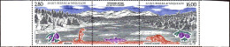 SPM Poste N** Yv: 586A Mi:662Zf Patrimoine Naturel Les Buttes à Sylvain Bord De Feuille - Unused Stamps