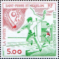 SPM Poste N** Yv: 547 Mi:622 Les Sports Basques - Unused Stamps