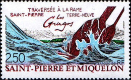 SPM Poste N** Yv: 546 Mi:621 Traversée à La Rame Les Gringos - Unused Stamps