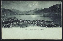 AK Vevey, La Dent Du Midi  - Vevey