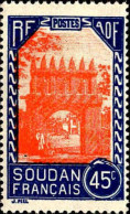 Soudan Poste N* Yv: 71 Mi:73 Porte Résidence De Djenné (Trace De Charnière) - Ongebruikt