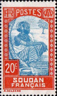 Soudan Poste N* Yv: 66 Mi:67 Femme Peulh (Trace De Charnière) - Unused Stamps