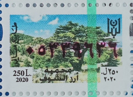 Lebanon 2020 Fiscal Revenue Stamp MNH 250L - Cedars Of Chouf - Lebanon