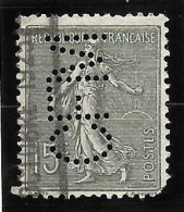 1 04	20	01	N°	130	Perforé	-	CFM 120	-	Cie FRANCAISE Des METAUX - Used Stamps