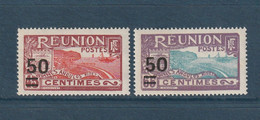 Réunion - YT N° 123 Et 124 ** - Neuf Sans Charnière - 1933 - Ongebruikt