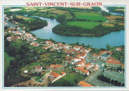 CPM France   Pays De Loire 85 Vendée  Saint Vincent Sur Graon  Vue Générale Et Le Lac - Sonstige & Ohne Zuordnung