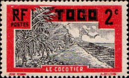 Togo Poste N** Yv:125 Mi:66 Le Cocotier (Petit Def) Pli - Neufs