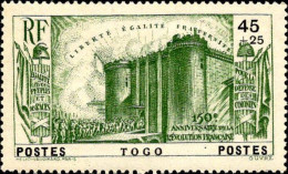 Togo Poste N* Yv:177/181 150.Anniversaire De La Révolution Française (Trace De Charnière) - Ongebruikt