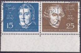 BRD 1959 Mi. Nr. 316+318 ZD O/used (BRD1-11) - Used Stamps