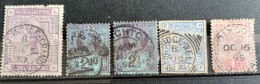 Postage Revenue Victoria (5 Timbres) - Sonstige & Ohne Zuordnung