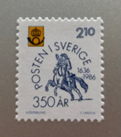 Timbres Suède 20/02/1986 2,10 Couronnes Neuf N°FACIT 1398 - Ongebruikt