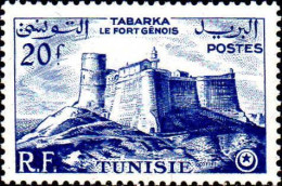 Tunisie Poste N** Yv:377 Mi:417 Tabakar Fort Génois - Ungebraucht
