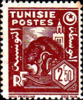 Tunisie Poste N** Yv:259 Mi:271 Minaret & Olivier 21x27 (Petit Pt De Rouille) - Nuevos