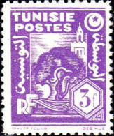 Tunisie Poste N** Yv:260 Mi:272 Minaret & Olivier 21x27 - Neufs