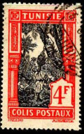 Tunisie Col-Post Obl Yv:22 Mi:22 Cueillete Des Dattes (TB Cachet Rond) Dents Courtes - Used Stamps