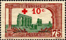 Tunisie Poste N* Yv: 55 Mi:57 Aqueduc Romain De Zaghouan (Trace De Charnière) - Unused Stamps
