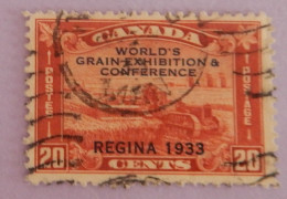 CANADA YT 168A OBLITERE "CONFERENCE MONDIALE DU BLE" ANNÉE 1933 - Gebraucht