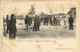 Camp De SISSONNE Promenade Après La Soupe Pionnière  RV - Sissonne
