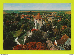 77 PROVINS Tour De César Ville Haute Campanile Eglise St Quiriace VOIR DOS Belle Flamme En 1988 - Provins