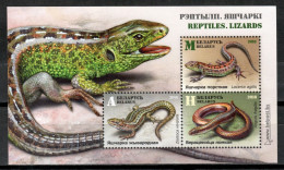 Belarus 2018 Bielorrusia / Reptiles MNH Reptilien / Cu20876  4-19 - Other & Unclassified