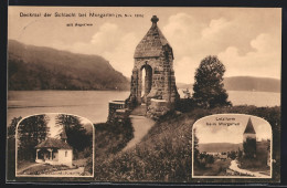 AK Morgarten, Denkmal Mit Aegerisee, Schlacht-Kapelle, Letziturm  - Sonstige & Ohne Zuordnung