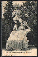 AK Zürich, Alphornbläser-Statue Im Zürichhorn  - Altri & Non Classificati