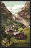 AK Grindelwald, Kirche Und Viescherhörner  - Grindelwald