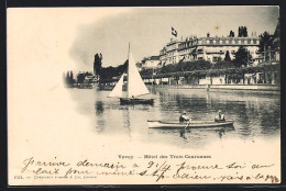 AK Vevey, Hotel Des Trois-Couronnes  - Vevey