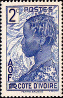 Côte D'Ivoire Poste N** Yv:110 Mi:113 Femme Baloué - Unused Stamps