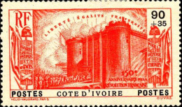 Côte D'Ivoire Poste N* Yv:148 Mi:169 Prise De La Bastille (Trace De Charnière) - Neufs