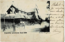 Exposition Provinciale Gand 1899 Section Congolaise Circulée En 1899 !!!!! - Gent