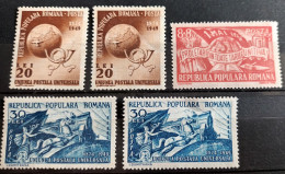 Romana 1949 (5 Timbres Neufs) - Unused Stamps