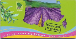 Carnet BC 303 Flore Des Régions C'est Ma Nature Année 2009 Classeur Bordeaux - Moderne : 1959-...