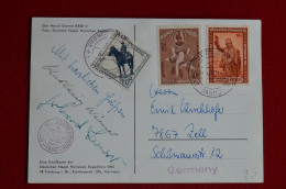 1965 German Nepal Himalaya Expedition Everest Signed G. Lenser K. Werner Mountaineering Himalaya Escalade Alpiniste - Sportspeople