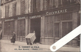 75 Paris XI, Rue Amelot, Ets Cuivrerie E. Casset Et Fils, D11. - Paris (11)