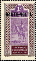 Hte-Volta Poste N** Yv: 1 Mi:1 Méhariste Targui - Unused Stamps