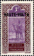 Hte-Volta Poste N* Yv: 1 Mi:1 Méhariste Targui (sans Gomme) - Unused Stamps